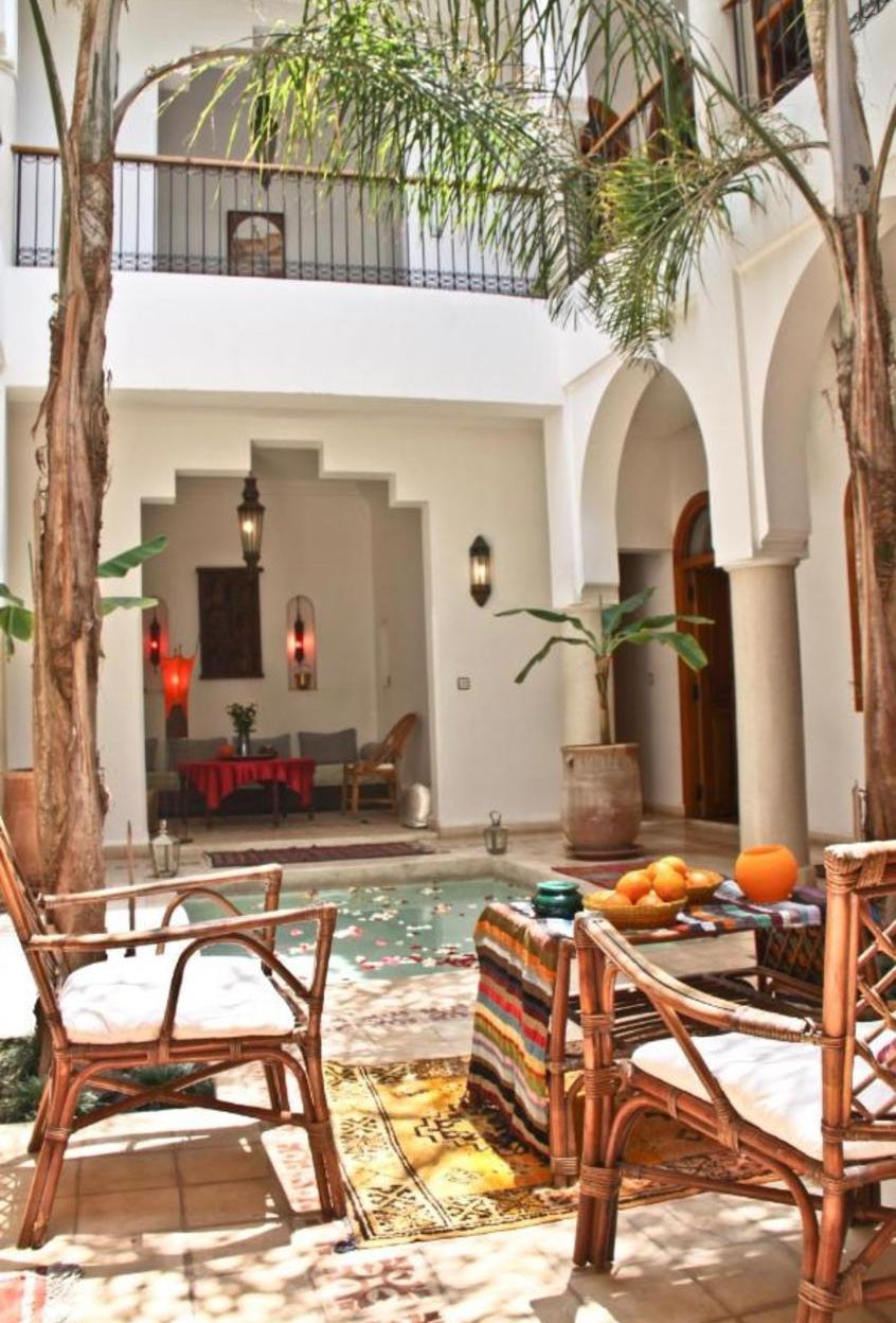 Riad Mariana • Luxury Moroccan Riad with Elegant Patio →